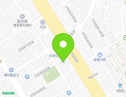 309-4 Daenam-daero, Nam-gu, Gwangju, Republic of Korea Map