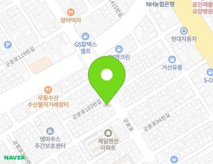 1-3 Gunbun-ro 103beon-gil, Nam-gu, Gwangju, Republic of Korea Map