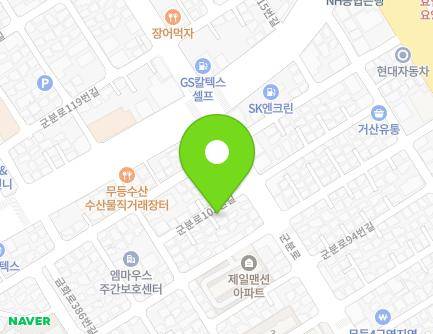 5-1 Gunbun-ro 103beon-gil, Nam-gu, Gwangju, Republic of Korea Map