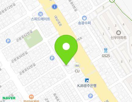 69 Geumhwa-ro 422beon-gil, Nam-gu, Gwangju, Republic of Korea Map