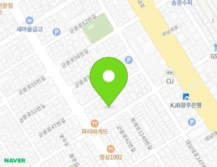 5 Gunbun-ro 42beon-gil, Nam-gu, Gwangju, Republic of Korea Map