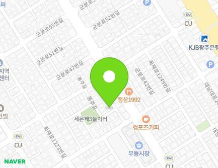 8-2 Bongju 1-gil, Nam-gu, Gwangju, Republic of Korea Map