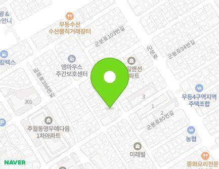 22-1 Geumhwa-ro 394beon-gil, Nam-gu, Gwangju, Republic of Korea Map