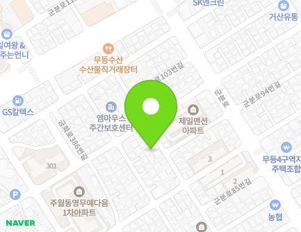 16-2 Geumhwa-ro 394beon-gil, Nam-gu, Gwangju, Republic of Korea Map