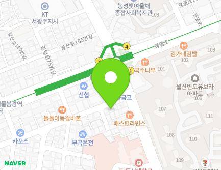 3 Wolsan-ro 151beon-gil, Nam-gu, Gwangju, Republic of Korea Map