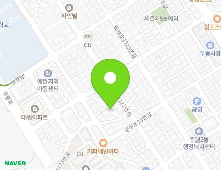 23-3 Hoejae-ro 1217beon-gil, Nam-gu, Gwangju, Republic of Korea Map