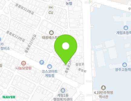 3 Jungheung-ro 241beon-gil, Dong-gu, Gwangju, Republic of Korea Map