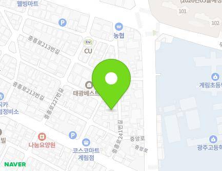 9-1 Jungheung-ro 241beon-gil, Dong-gu, Gwangju, Republic of Korea Map