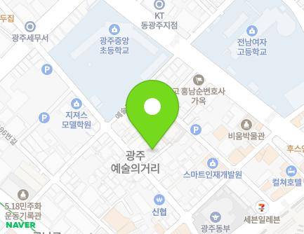 23-5 Yesul-gil, Dong-gu, Gwangju, Republic of Korea Map