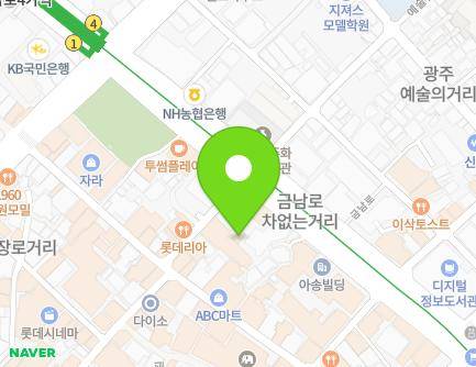 226-7 Geumnam-ro, Dong-gu, Gwangju, Republic of Korea Map
