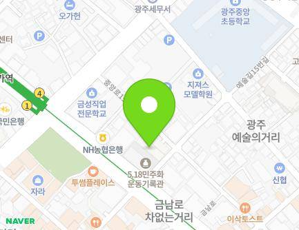 14 Jungang-ro 196beon-gil, Dong-gu, Gwangju, Republic of Korea Map