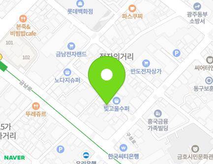 8-6 Geumnam-ro 169beon-gil, Dong-gu, Gwangju, Republic of Korea Map