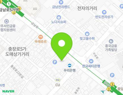170-5 Geumnam-ro, Dong-gu, Gwangju, Republic of Korea Map
