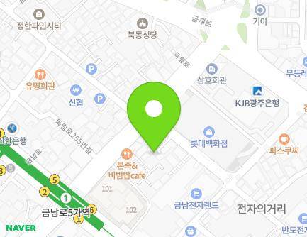 4-6 Dongnip-ro 264beon-gil, Dong-gu, Gwangju, Republic of Korea Map
