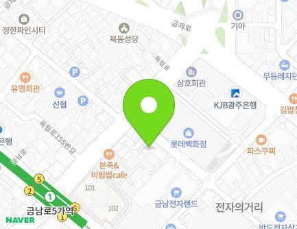4-1 Dongnip-ro 264beon-gil, Dong-gu, Gwangju, Republic of Korea Map