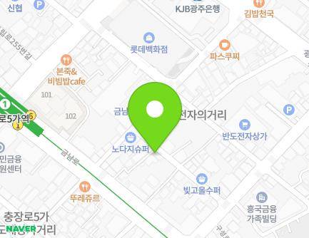 6-7 Geumnam-ro 169beon-gil, Dong-gu, Gwangju, Republic of Korea Map