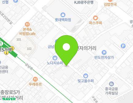 6-5 Geumnam-ro 169beon-gil, Dong-gu, Gwangju, Republic of Korea Map