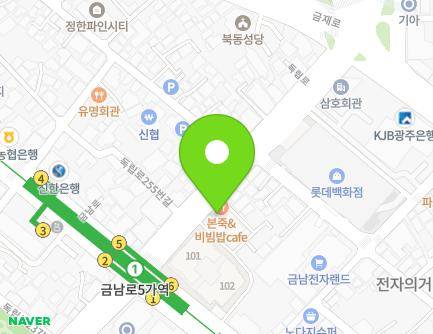 258 Dongnip-ro, Dong-gu, Gwangju, Republic of Korea Map