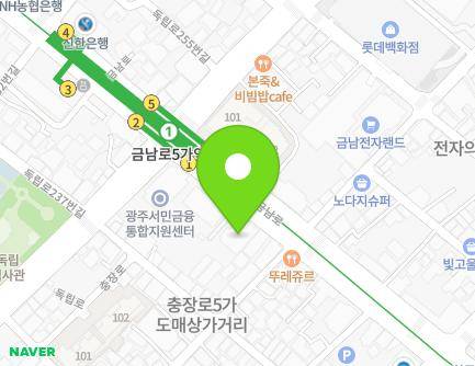 156 Geumnam-ro, Dong-gu, Gwangju, Republic of Korea Map