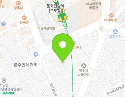 5-9 Munhwajeondang-ro 16beon-gil, Dong-gu, Gwangju, Republic of Korea Map