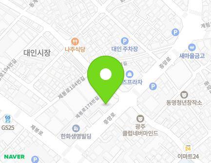 12 Jebong-ro 178beon-gil, Dong-gu, Gwangju, Republic of Korea Map
