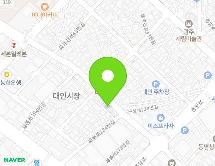 58-4 Donggyecheon-ro, Dong-gu, Gwangju, Republic of Korea Map