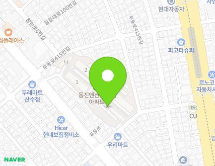 417-10 Mudeung-ro, Dong-gu, Gwangju, Republic of Korea Map