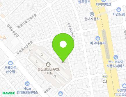 417-11 Mudeung-ro, Dong-gu, Gwangju, Republic of Korea Map