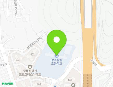 533 Mudeung-ro, Dong-gu, Gwangju, Republic of Korea Map