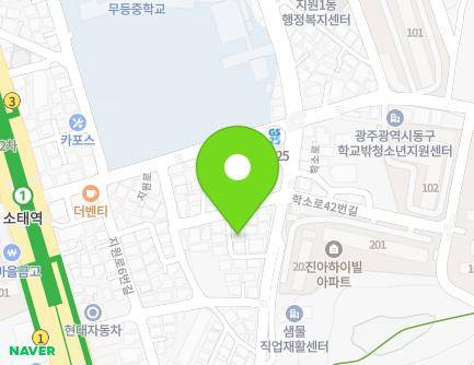 5-26 Jiwon-ro 12beon-gil, Dong-gu, Gwangju, Republic of Korea Map