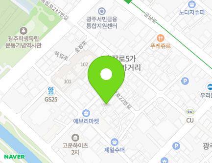 13-24 Dongnip-ro 226beon-gil, Dong-gu, Gwangju, Republic of Korea Map
