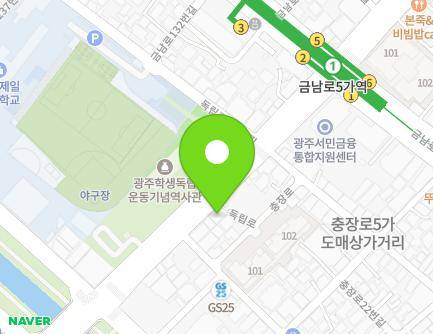 230 Dongnip-ro, Dong-gu, Gwangju, Republic of Korea Map