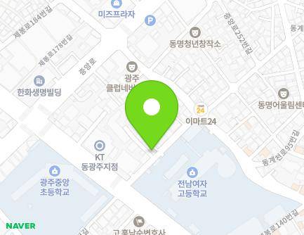 7-1 Jebong-ro 158beon-gil, Dong-gu, Gwangju, Republic of Korea Map