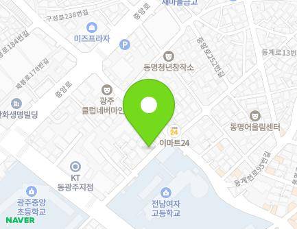 11-1 Jebong-ro 158beon-gil, Dong-gu, Gwangju, Republic of Korea Map