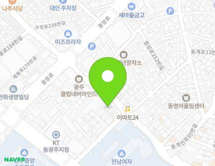 11-6 Jebong-ro 158beon-gil, Dong-gu, Gwangju, Republic of Korea Map