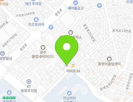13 Jebong-ro 158beon-gil, Dong-gu, Gwangju, Republic of Korea Map
