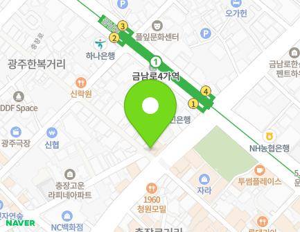 59 Chungjang-ro, Dong-gu, Gwangju, Republic of Korea Map