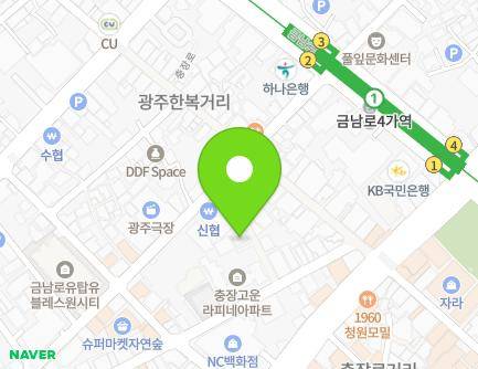 8-9 Chungjang-ro 58beon-gil, Dong-gu, Gwangju, Republic of Korea Map