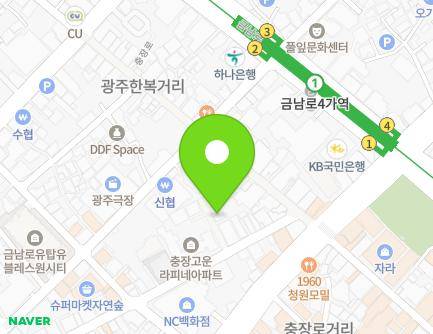8-8 Chungjang-ro 58beon-gil, Dong-gu, Gwangju, Republic of Korea Map