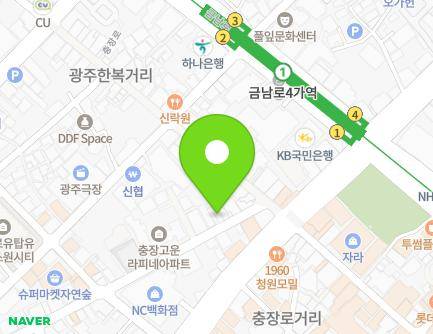 6-2 Chungjang-ro 58beon-gil, Dong-gu, Gwangju, Republic of Korea Map