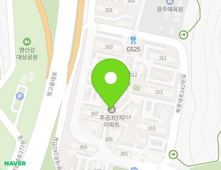 11 Bungmun-daero 242beon-gil, Buk-gu, Gwangju, Republic of Korea Map