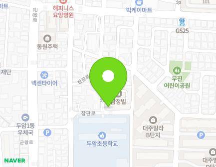 136-11 Champan-ro, Buk-gu, Gwangju, Republic of Korea Map