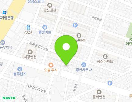 173-3 Myeonang-ro, Buk-gu, Gwangju, Republic of Korea Map