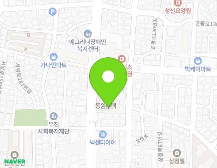 108-3 Gunwang-ro, Buk-gu, Gwangju, Republic of Korea Map
