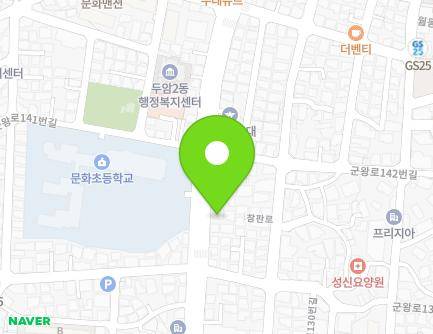 134-2 Gunwang-ro, Buk-gu, Gwangju, Republic of Korea Map