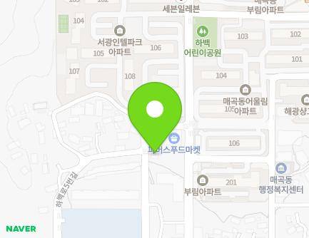 37 Habaek-ro 29beon-gil, Buk-gu, Gwangju, Republic of Korea Map