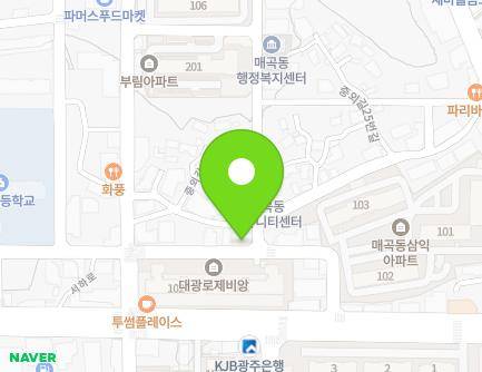 42 Maegok-ro 69beon-gil, Buk-gu, Gwangju, Republic of Korea Map