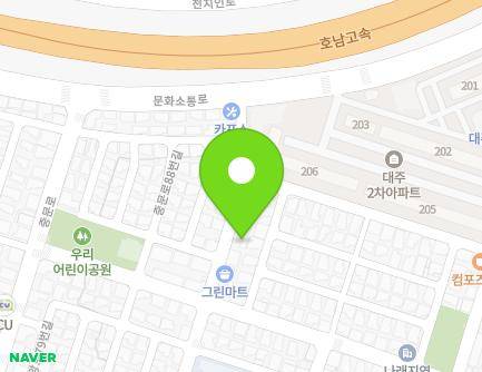 50 Myeonang-ro 89beon-gil, Buk-gu, Gwangju, Republic of Korea Map