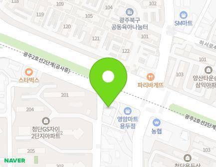1034 Imbangul-daero, Buk-gu, Gwangju, Republic of Korea Map
