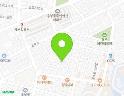 23-4 Yongju-ro 34beon-gil, Buk-gu, Gwangju, Republic of Korea Map